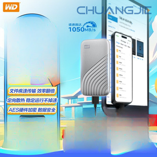 2Tb Nvme Mobile Hard Drive (Pssd) My Passport Accompanying Ssd Type-C1050Mb Silver