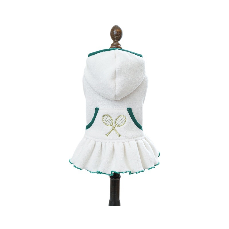 現物クロスボーダー爆金ペット子犬猫服源工場秋冬新作テニスワンピース卸売り|undefined
