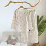冬款春秋柔软花纹家居服