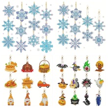 2024新款DIY钻石画5d异形钻各种钥匙扣装饰品量大从优