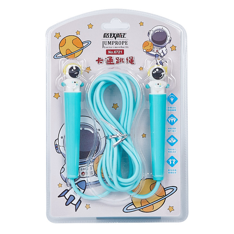 Dibujos animados lindo saltar cuerda divertido modelado cuerda de saltar suave boutique cultural regalo creativo astronauta saltar cuerda dinosaurio saltar cuerda