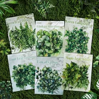 Пакет наклеек из водостойкого PET с тенью лесного листа, 20 шт. fresh plant leaf handbook декоративные материалы наклейки