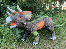 跨境发声软胶恐龙玩具地摊大号搪胶仿真恐龙模型 霸王龙儿童玩具