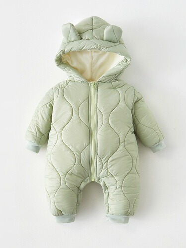 Baby Bodysuit for Autumn and Winter, Cotton Padded Outwear, Cute and Stylish Baby Winter Gear, Suitable for Outdoor Carrying