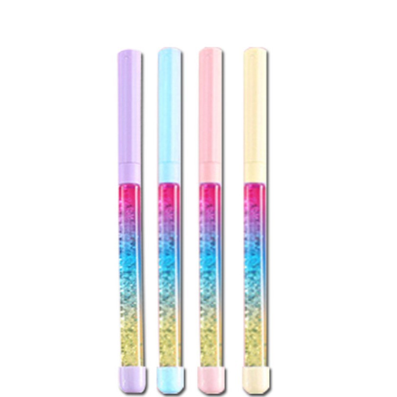 Pluma de hadas arenas movedizas pluma Linda pluma de gel pluma estudiante bolígrafo de regalo cuatro colores opcional transfronteriza Liquid Pen