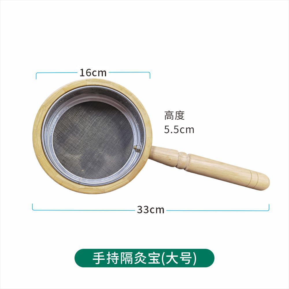 Moxa Stick Holder Bamboo Moxibustion Tool Set for Ginger Moxa Warming Therapy in use