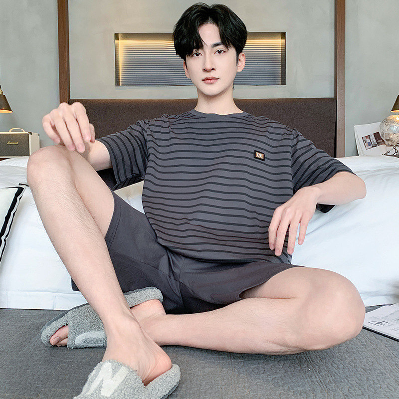 Q-N64078【면 100% 남성 홈웨어】