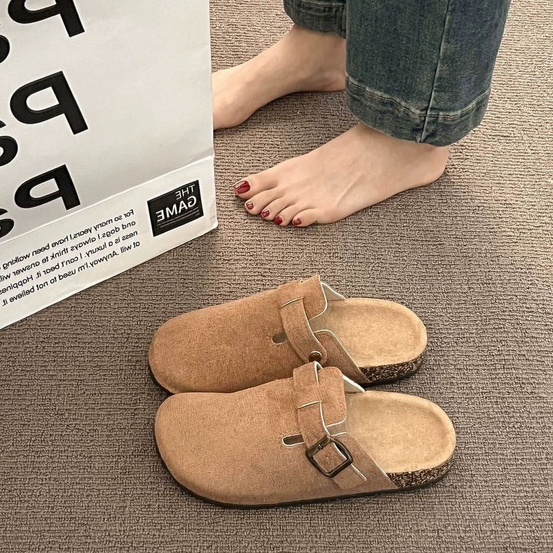 Женская обувь Birkenstock, повседневные плоские слипоны-мюли, закрытый носок, противоскользящие, 36–40