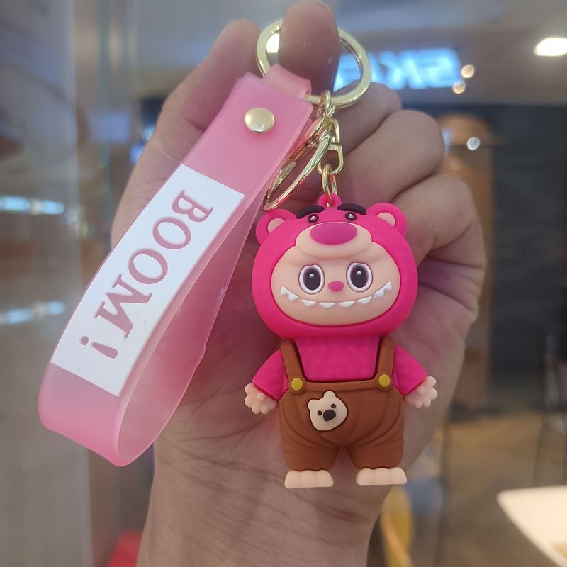クリエイティブホットスタイルラブブキーホルダー漫画リトルシープペンダントおもちゃベビーグラバーかわいいキーチェーンリング卸売|undefined