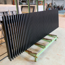 高端铝艺护栏别墅庭院栏杆自建房户外花园铝艺围栏现代围墙防护栏