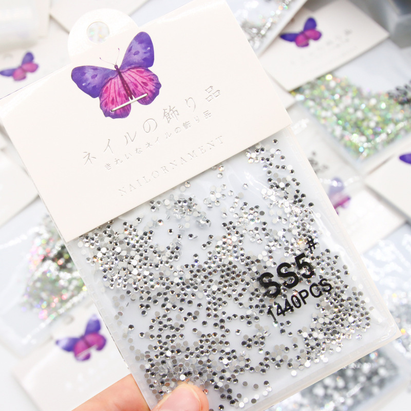 Cross-Border Flat-Bottomed Small Round Rhinestones, Sparkling Glass Rhinestones, Mini Small Blue Round Rhinestones, Nail Decoration, Nail Art Accessories Cross-Border Flat-Bottomed Small Round Rhinestones, Sparkling Glass Rhinestones, Mini Small Blue Round Rhinestones, Nail Decoration, Nail Art Accessories