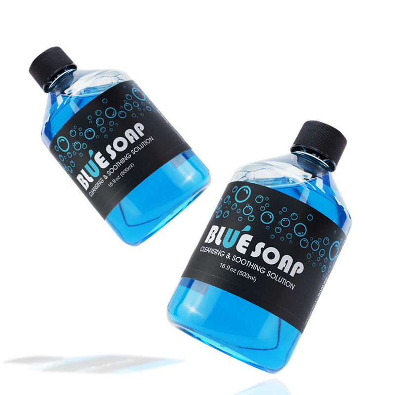 Tattoo Blue Algae Soap Original Liquid 500ml Tattoo Disinfectant Cleaning Liquid Blue Algae Tattoo Cleaning Solution Tattoo Blue Algae Soap Original Liquid 500ml Tattoo Disinfectant Cleaning Liquid Blue Algae Tattoo Cleaning Solution