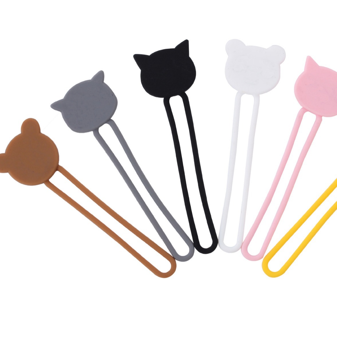 LOGO Cable Winder entrega de una pieza de dibujos animados de silicona animal Winder lazo cuerda