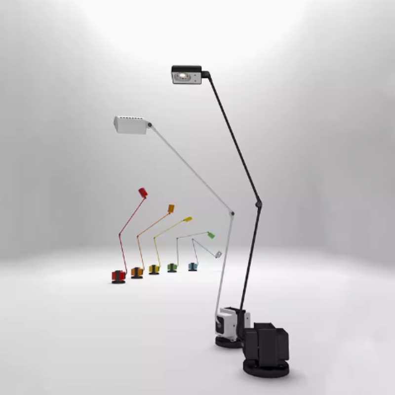 Italian Lumina Daphine Motor Swing Arm Floor Lamp Retro Living Room Medieval Industrial Style Sofa Lamps