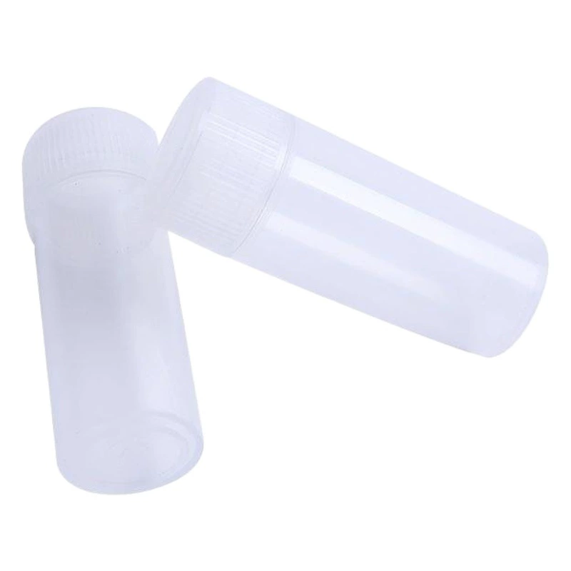 Новая маленькая пластиковая бутылочка из ПЭ объемом 5 мл для игл, небольшой контейнер для твердых капсул, высококачественная пластиковая бутылка, 5 г оптом для вышивания.