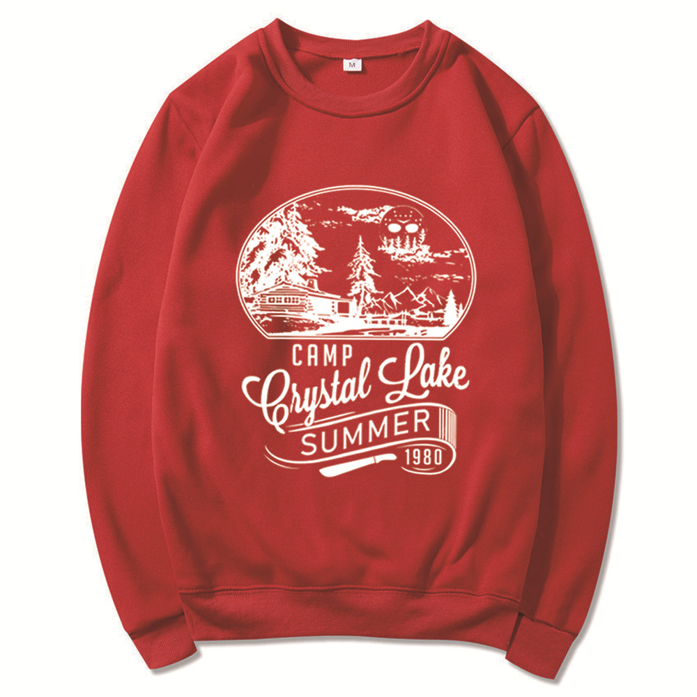 Camp Crystal Lake Retro Crewneck Sweatshirt Horror Movie Shi