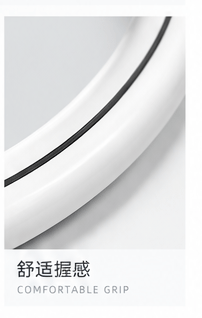 15inch White retro car steering wheel modification universal electroplated bracket ABS material racing steering