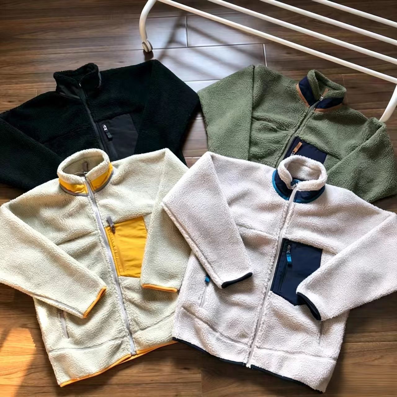 Cross-Border Supply of Fleece Jackets, Bata-Style Lambswool for Men and Women, Autumn and Winter Hiking and Cycling Thickened Polar Fleece