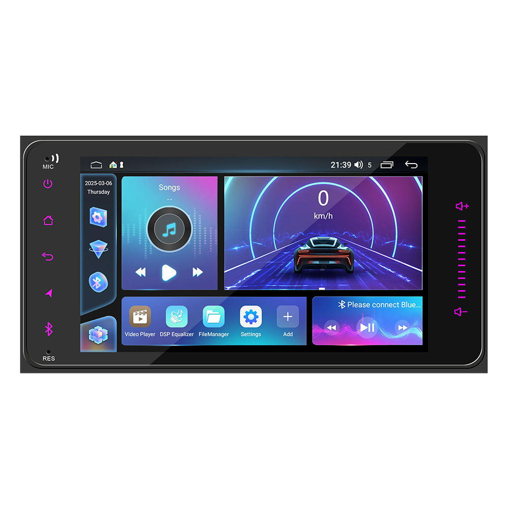 Aplicable a 7 pulgadas Toyota Corolla General Assembly B Fang Yi Tong GPS navegación de radio de automóvil Bluetooth