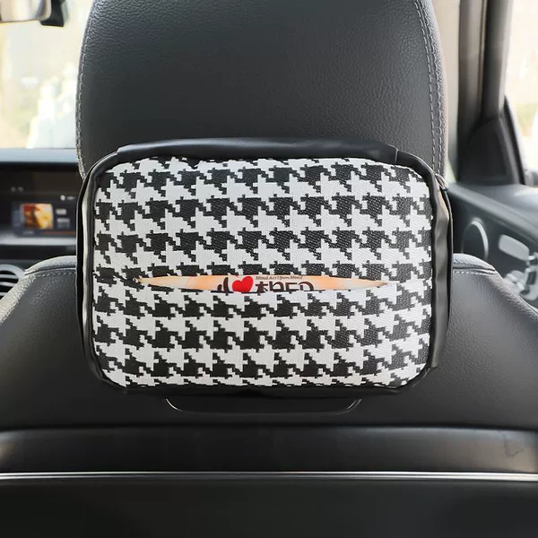 Single [[Black Houndstooth Tissue Bag] [2024] Houndstooth Tissue Bag