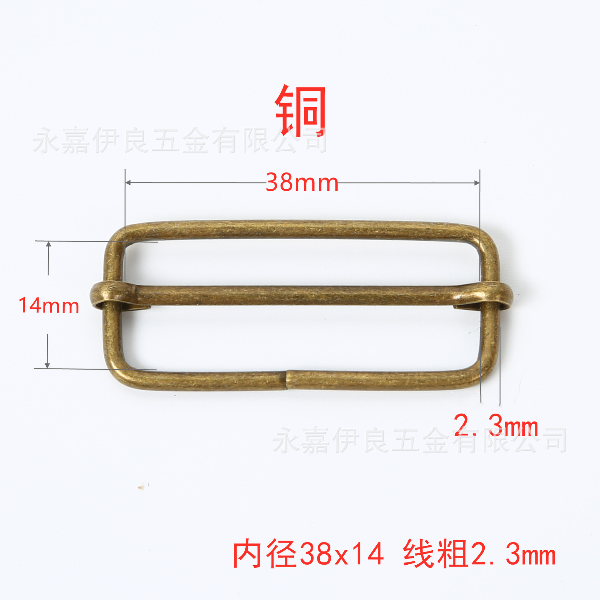 Venta directa de fábrica de hebillas metálicas en forma de D en stock, hebillas ajustables de acero inoxidable, nuevas hebillas de tracción, hebillas de tres niveles de cobre, hebillas de alambre de hierro. image 58