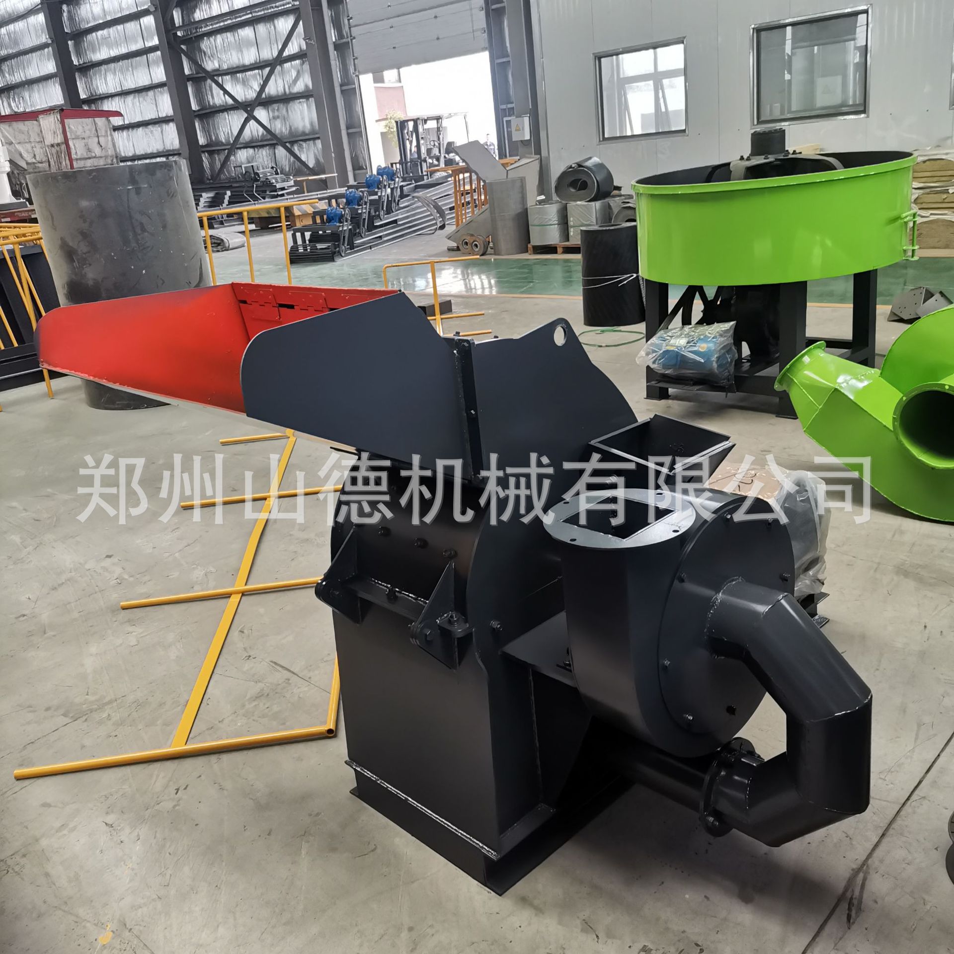 山德机械 稻草粉碎设备 稻壳破碎机 树枝破碎设备 木材秸秆粉碎机