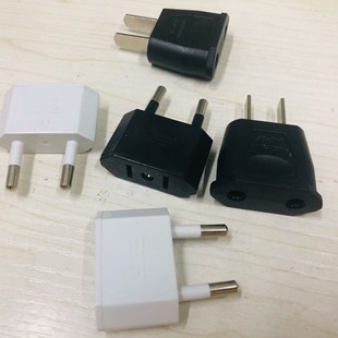 All Pure Copper Special American Standard Socket Converter American Standard to European Standard Adapter Rounded Two Flat Pin Conversion Plug