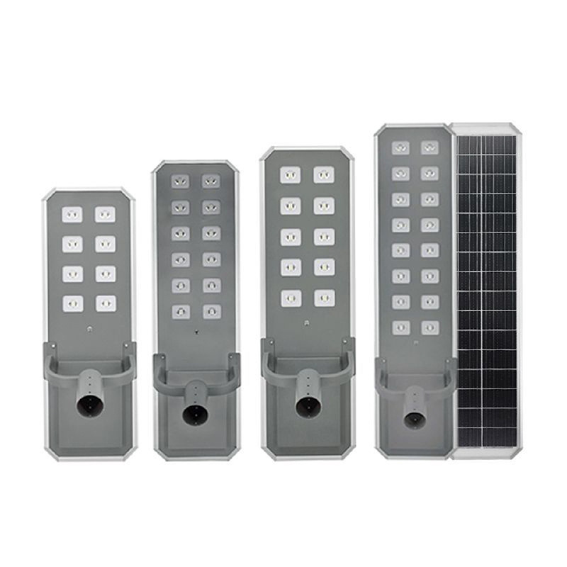 Lámpara de calle solar integrada lámpara de iluminación de patio al aire libre iluminación de carreteras municipales al aire libre super brillante alta potencia