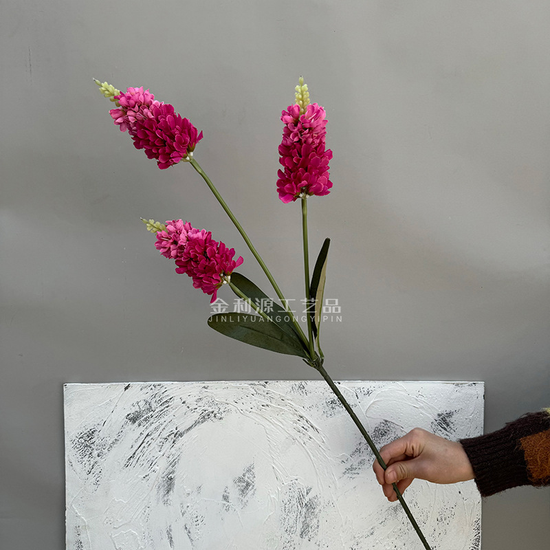 3 포크 라벤더 로즈 레드