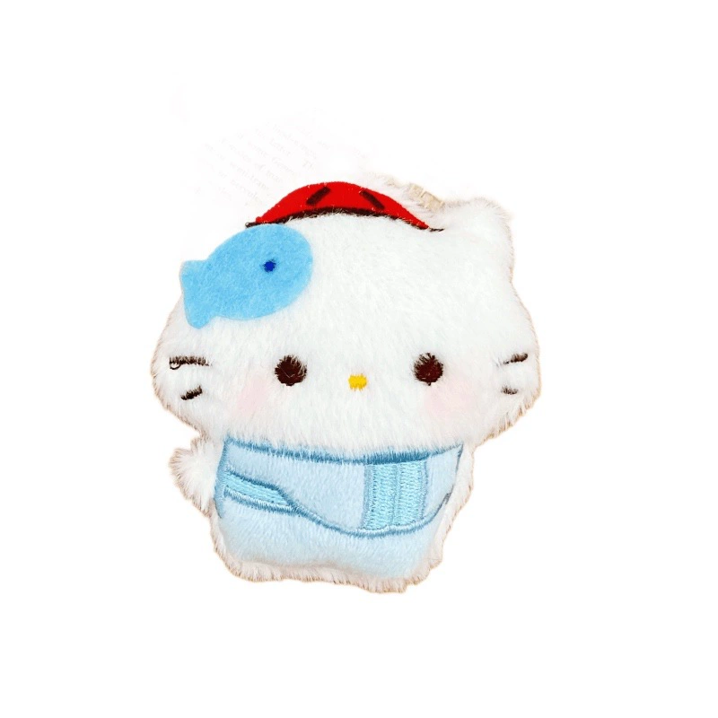 Plush pendant, doll, brooch, scarf, accessory, kitten