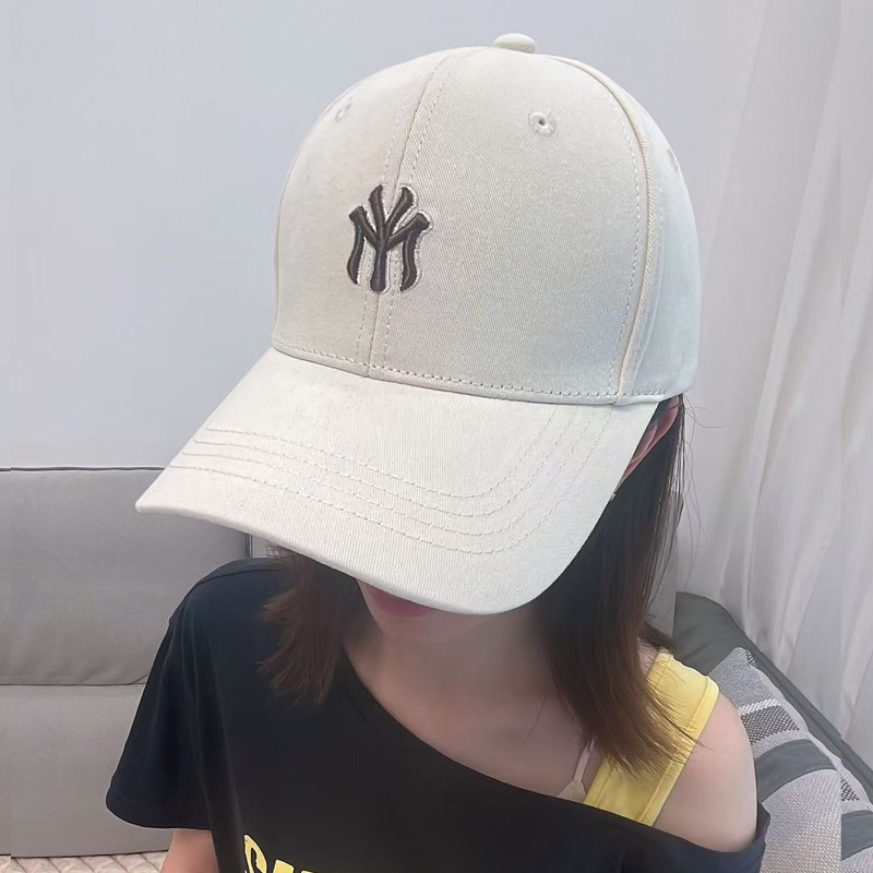新款大头围棒球帽女韩版ins潮牌网红纯色宽檐显脸小遮阳鸭舌帽男|undefined