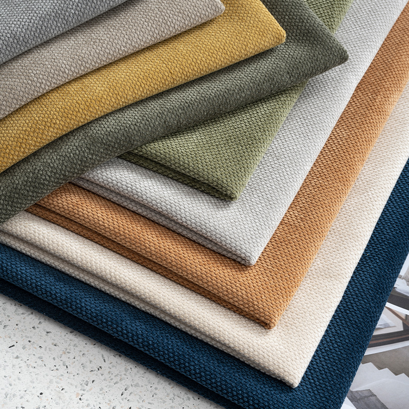 提花雪尼尔面料家居家纺灰白色单面雪尼尔面料沙发涤纶雪尼尔布料