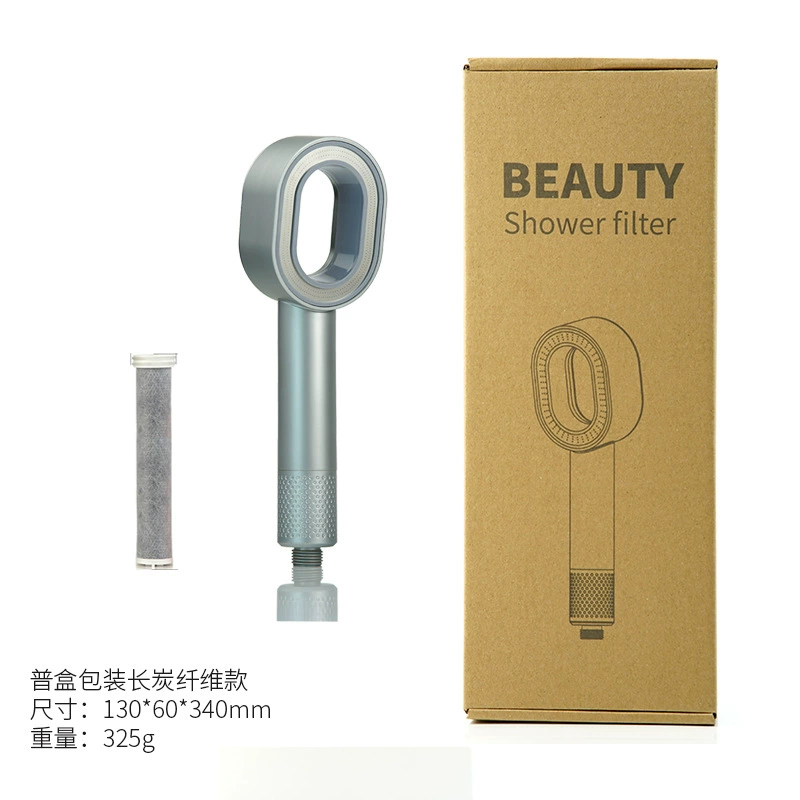 Ароматерапевическая душевая насадка (стиль Dyson) с угольным фильтром и подарочной упаковкой, 34×13×6 см