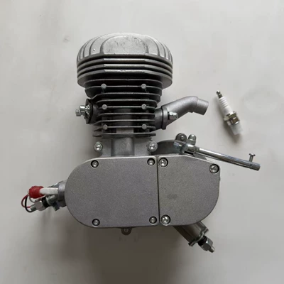 İki taktlı velosiped 100Cc elektrik mühərriki ilə modifikasiya edilmişdir