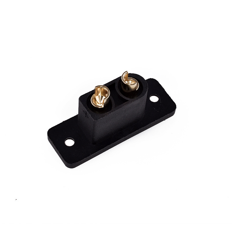 XT90E-M male head with fixed hole high current model aircraft ESC battery connector gold-plated plug battery interface