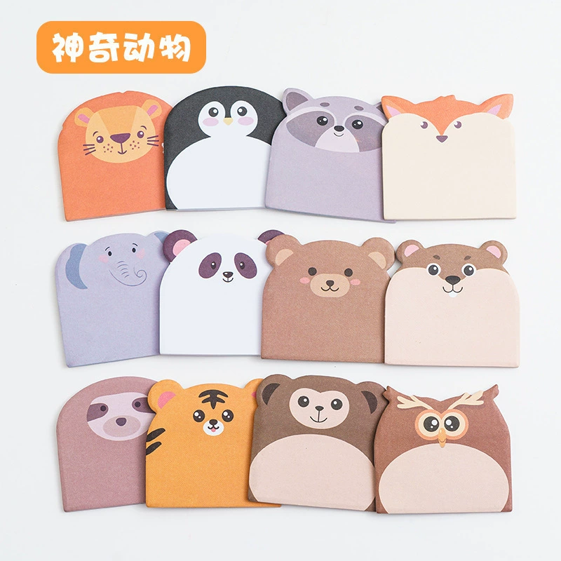 (Cross-border trading), cute note for students, cartoon sticker, cute animals