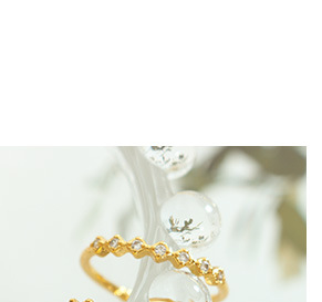 Titanium Steel Bead Ring For Women, Versatile Designer Ring_voghion.com