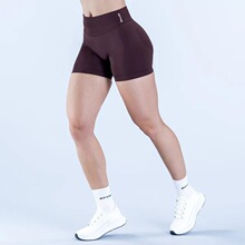 G 58207 High Elastic Nylon Low Waist Yoga Shorts �ߵ��٤��