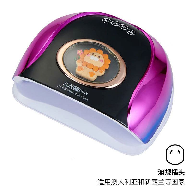 256w luz de manicura de alta potencia LED inteligente manicura luz de horno UV manicura luz de horno encantadora muñeca luz de fototerapia transfronteriza