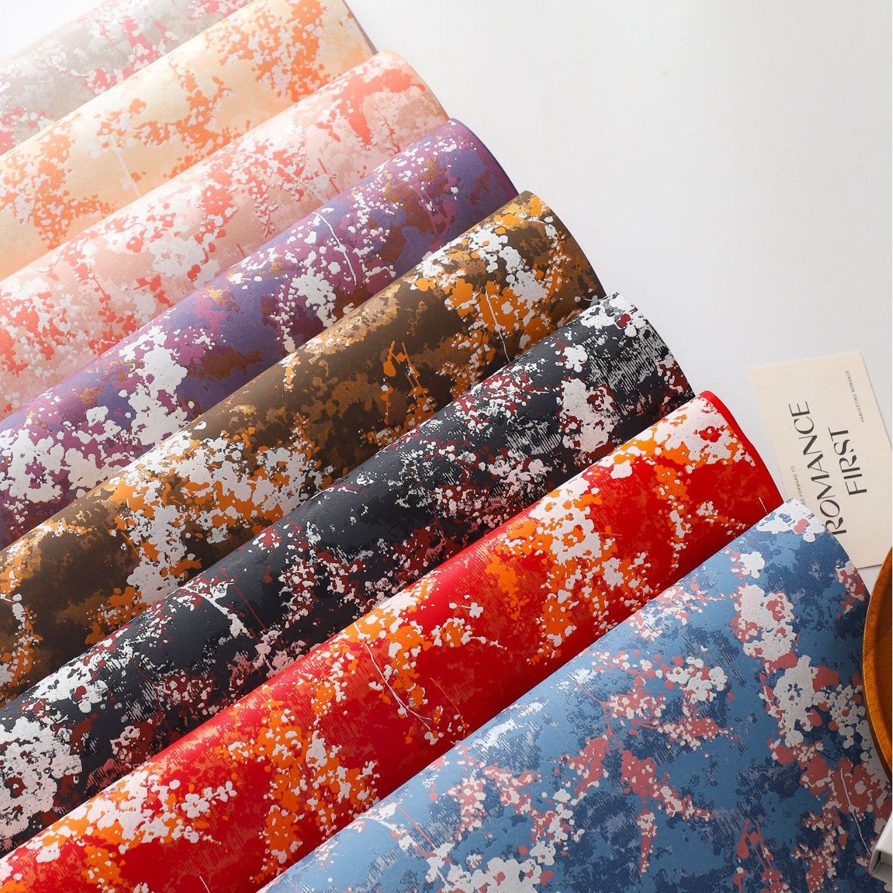 Nuevo papel artístico Paramey espeso papel especial flor embalaje ramo de flores material de regalo diy stock