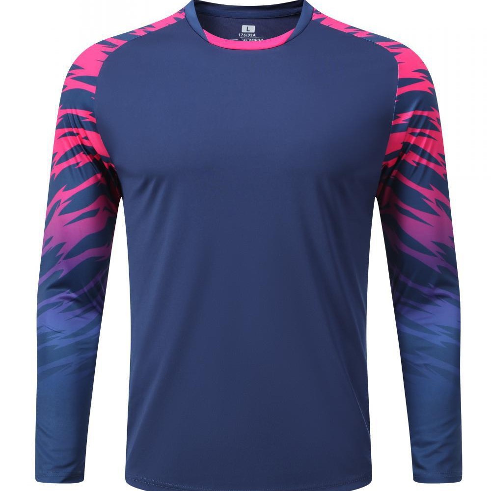 2025 nuevo traje de portero de fútbol traje de portero adulto masculino ropa de pórtico de manga larga para niños impresión de impresión