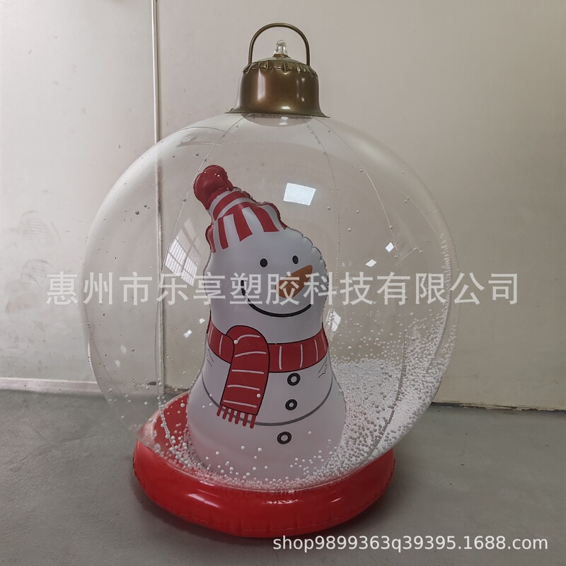 工場直販 PVC インフレータブルクリスマスボール中庭楽しい透明クリスマスツリー LED ライトおもちゃ装飾高透明ボール|undefined