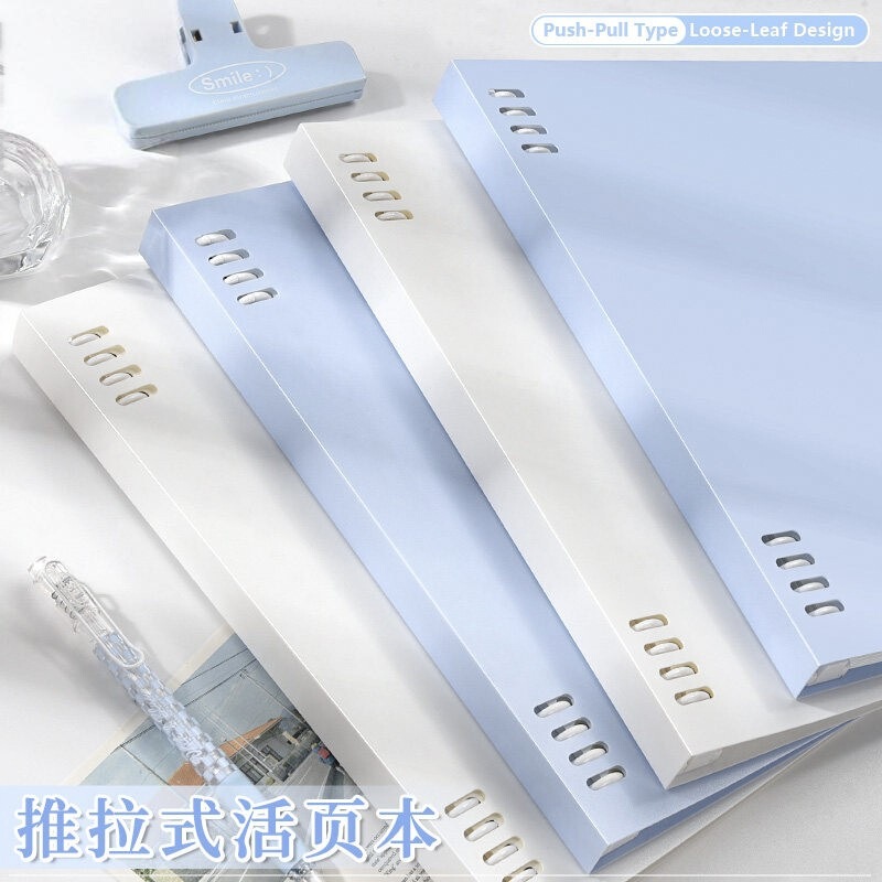 Thickened Loose-Leaf B5 Notebook with High Aesthetic Value, Student-Specific, Pull-Out Detachable Cover, 2026 New Model