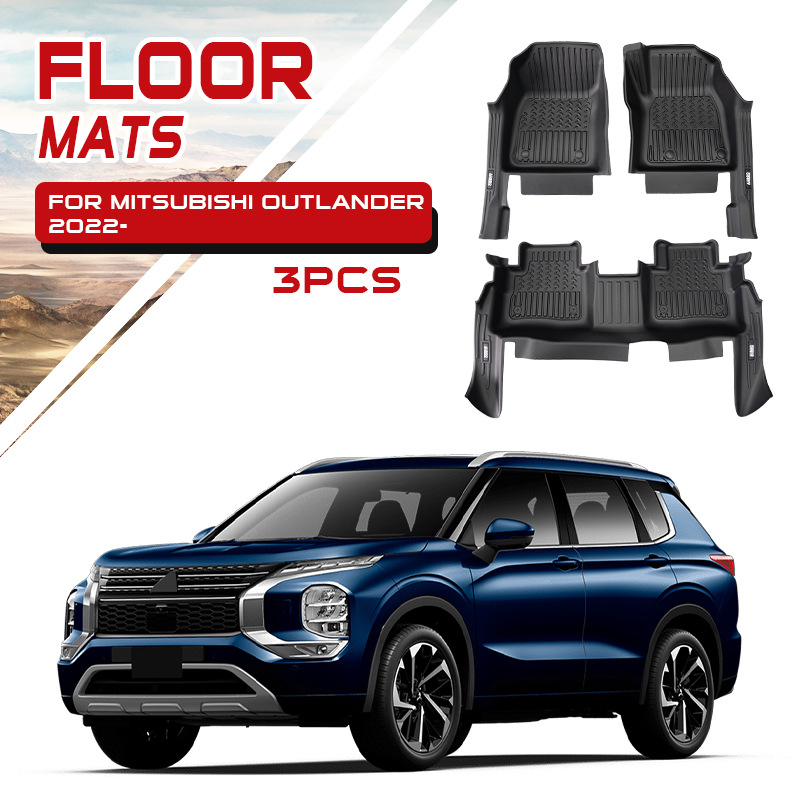 Adecuado para alfombrillas Mitsubishi Outlander TPE alfombrillas especiales para caja trasera alfombrillas impermeables Outlander Floor mat