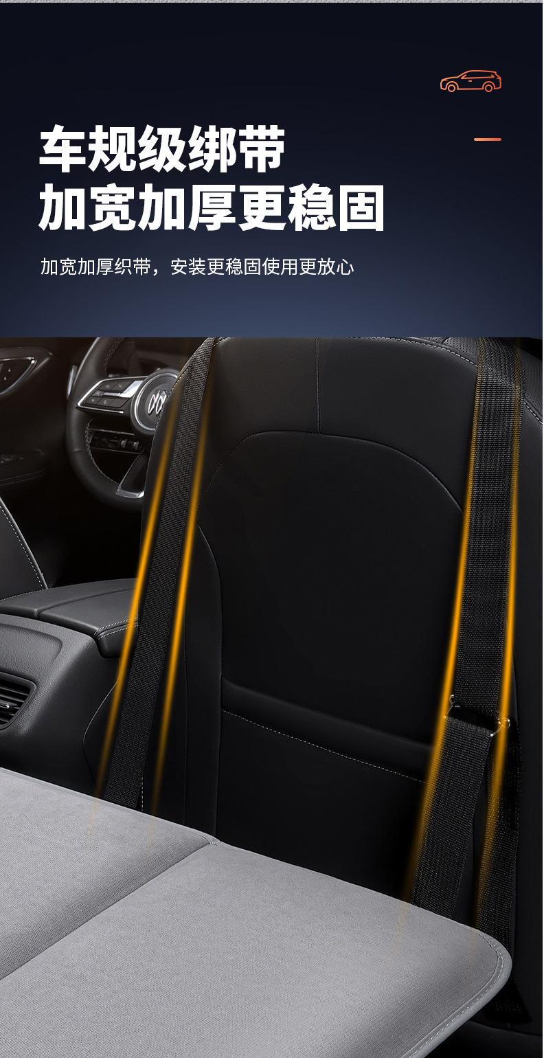 Customized car rear seat sleeping pad, foldable mattress, rear seat cushion, universal for SUVs, suitable for travel and business trips, car bed