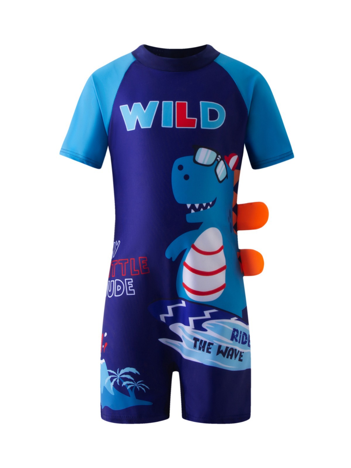 Traje de baño para niños traje de baño para niños mediano y grande traje de baño para niños de aguas termales traje de baño para niños traje de surf para bebés manga corta