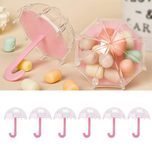 Candy Box Umbrella Party Plastic Small Chocolate Transparent Candy Box Birthday Party Wedding Gift
