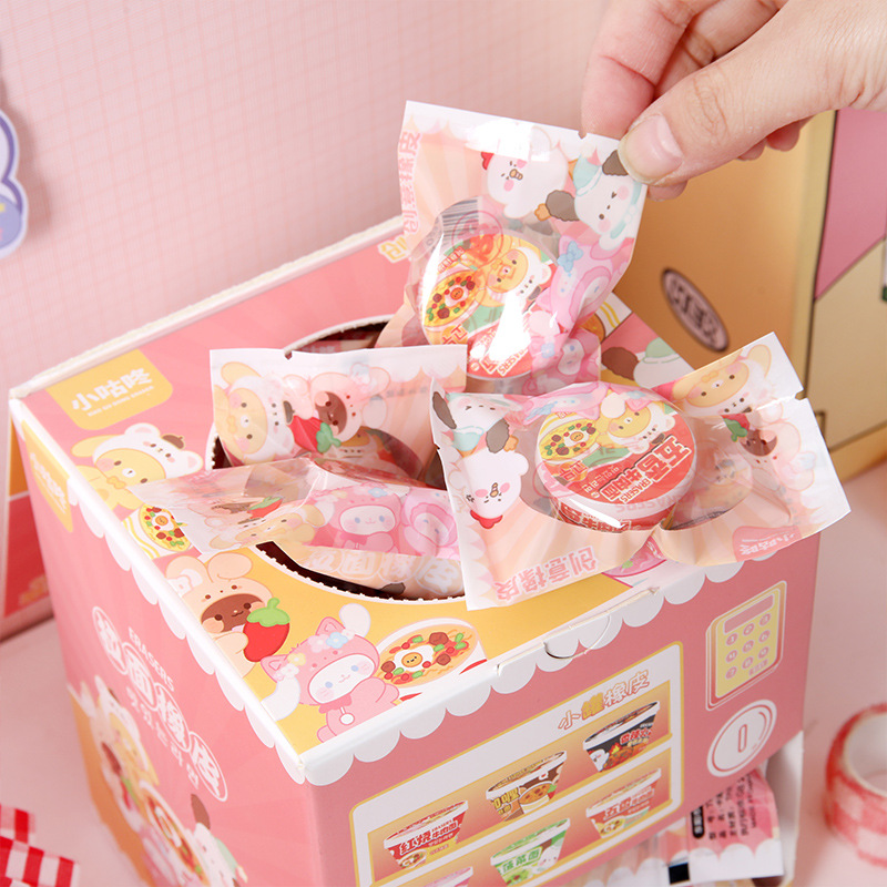 Los niños creativos ramen borrador dibujos animados divertido modelado borrador estudiante escuela suministros actividad premio pequeño regalo