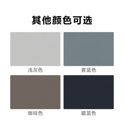 Leather bed, artistic bed, Nordic wedding bed, light luxury modern minimalist, upholstered bed 1.8 meters double master bedroom storage leather bed