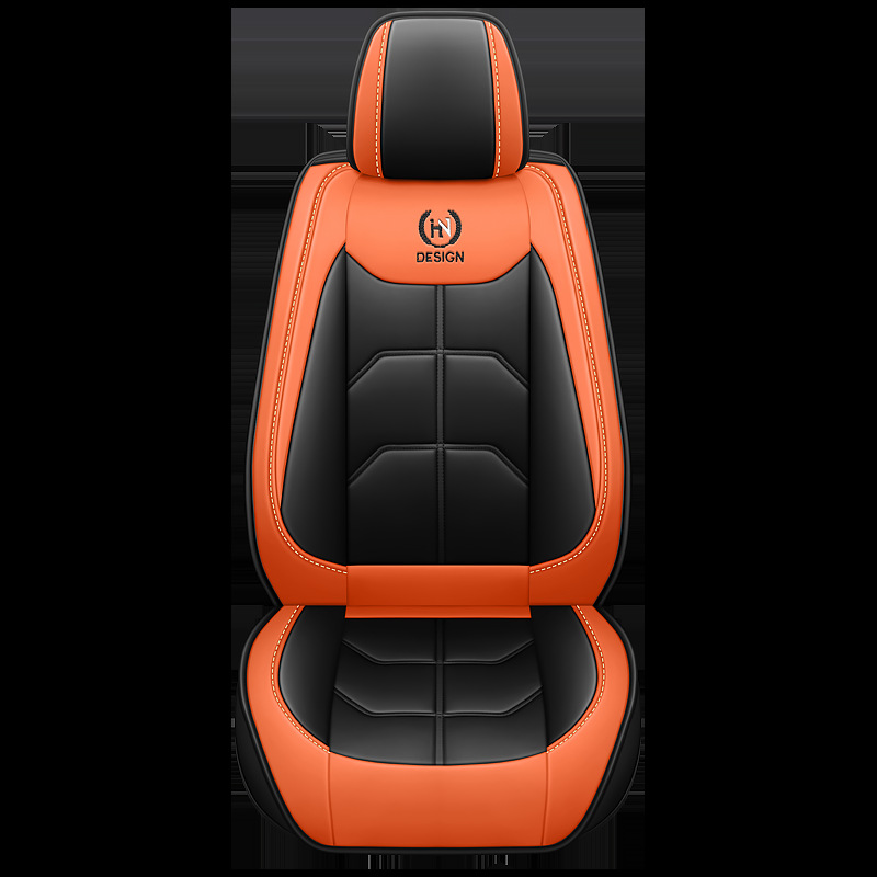 Funda de asiento de coche Funda de asiento Cojín de cuero completamente envolvente Cojín de asiento universal de cinco plazas trasero Fuente de fábrica al por mayor